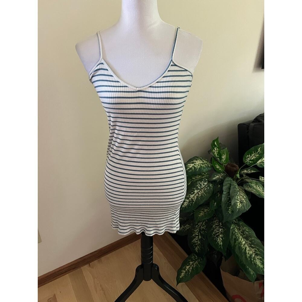 L.A. Hearts White and Blue Dress